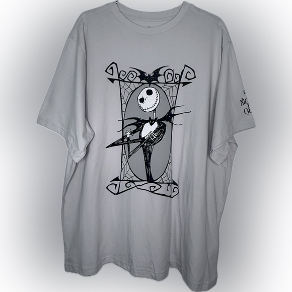 Disney Other - NEW Disney Parks Jack Skellington Gray Adult T-shirt Size XXL